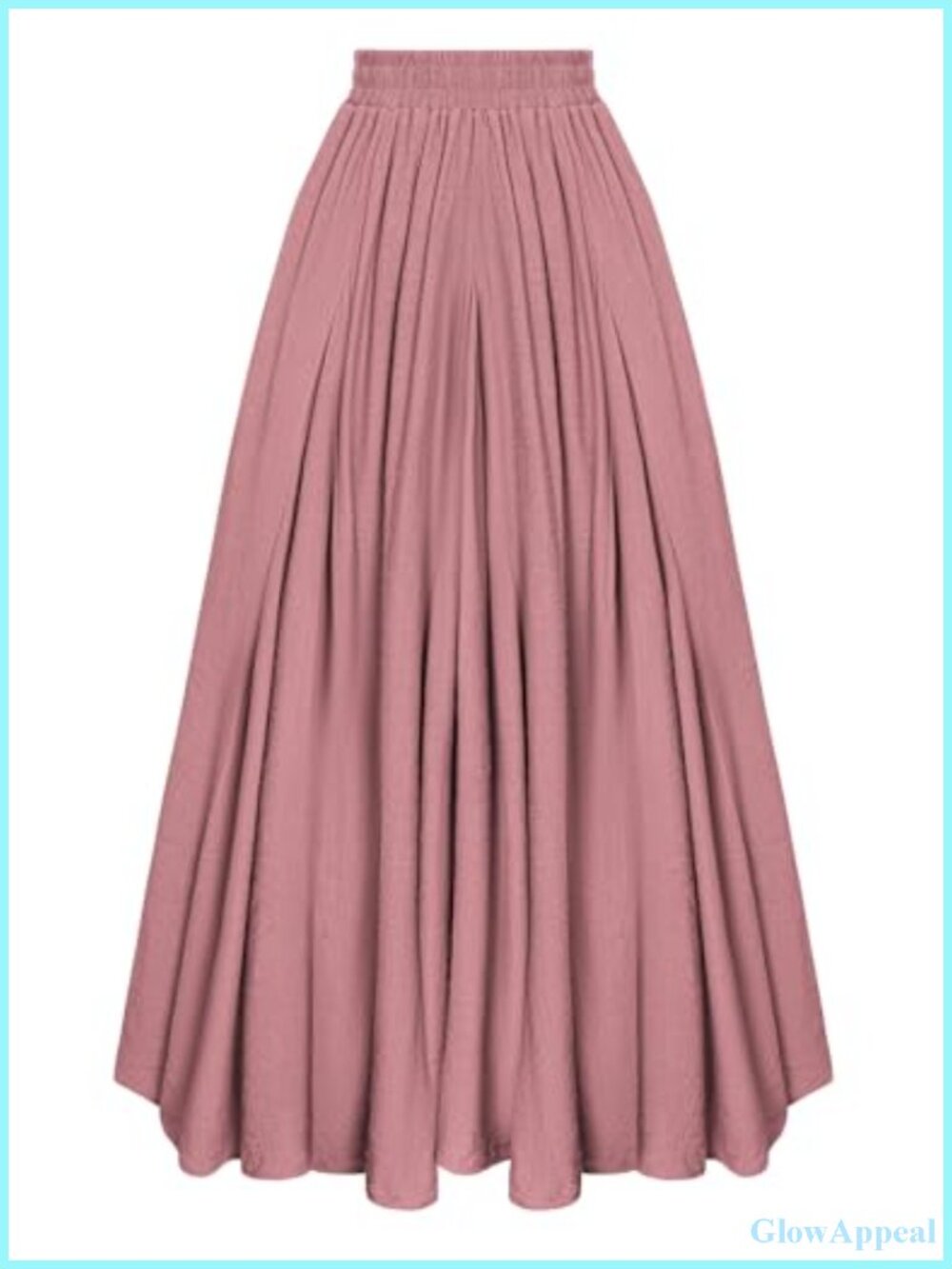 Maxi Skirts for Women Long Flowy Boho Renaissance Skirt with Pockets A-Line